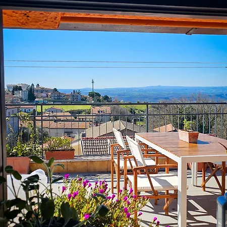 Apartmán La Dolce - 10 Min Da A1 Autostrada, Terrazza Sul Tramonto , Vista Panoramica Sulle Colline