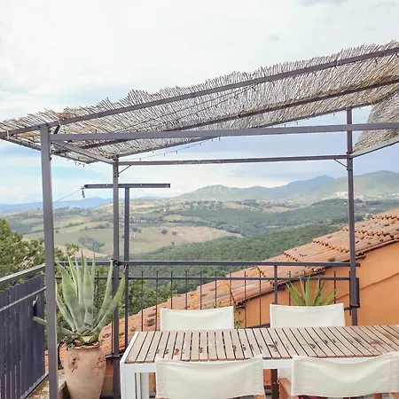 La Dolce - 10 Min Da A1 Autostrada, Terrazza Sul Tramonto , Vista Panoramica Sulle Colline アパート Giove